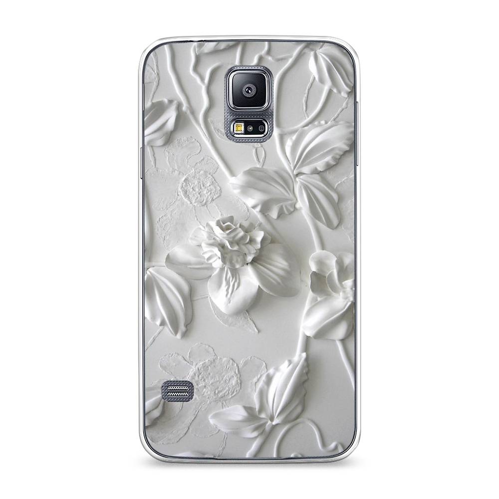 

Чехол Awog на Samsung Galaxy S5 "Гипсовые цветы", 24150-7