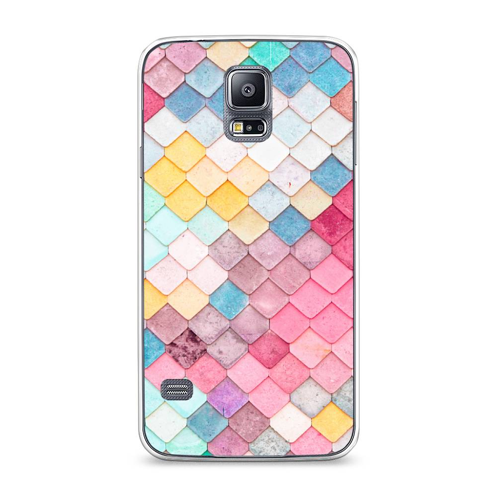 

Чехол Awog на Samsung Galaxy S5 "Нежные ромбики", Красный, 24150-4