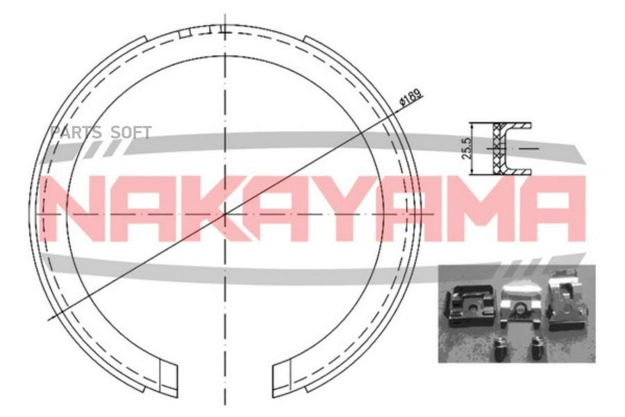 

Колодки Тормозные Барабанные Задние Ssangyoung Re