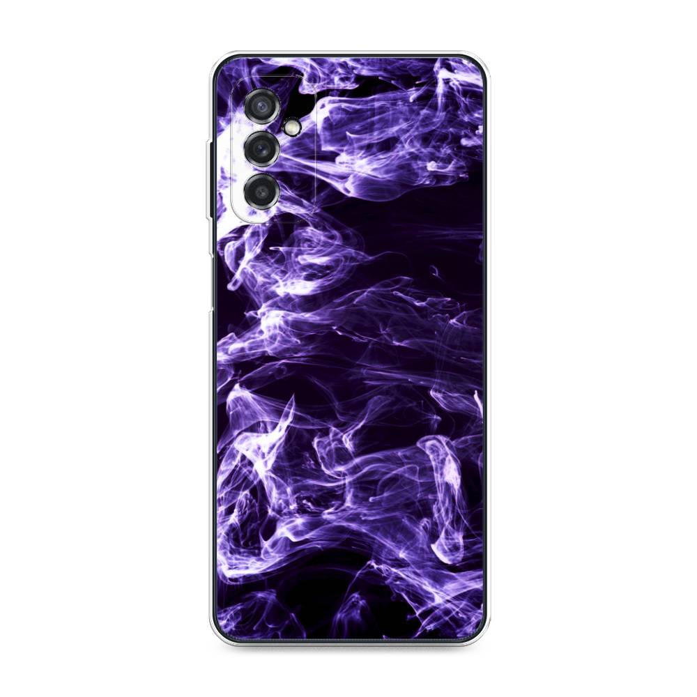 

Чехол на Samsung Galaxy M52 "Фиолетовый дым", Фиолетовый;белый;черный, 2104350-3