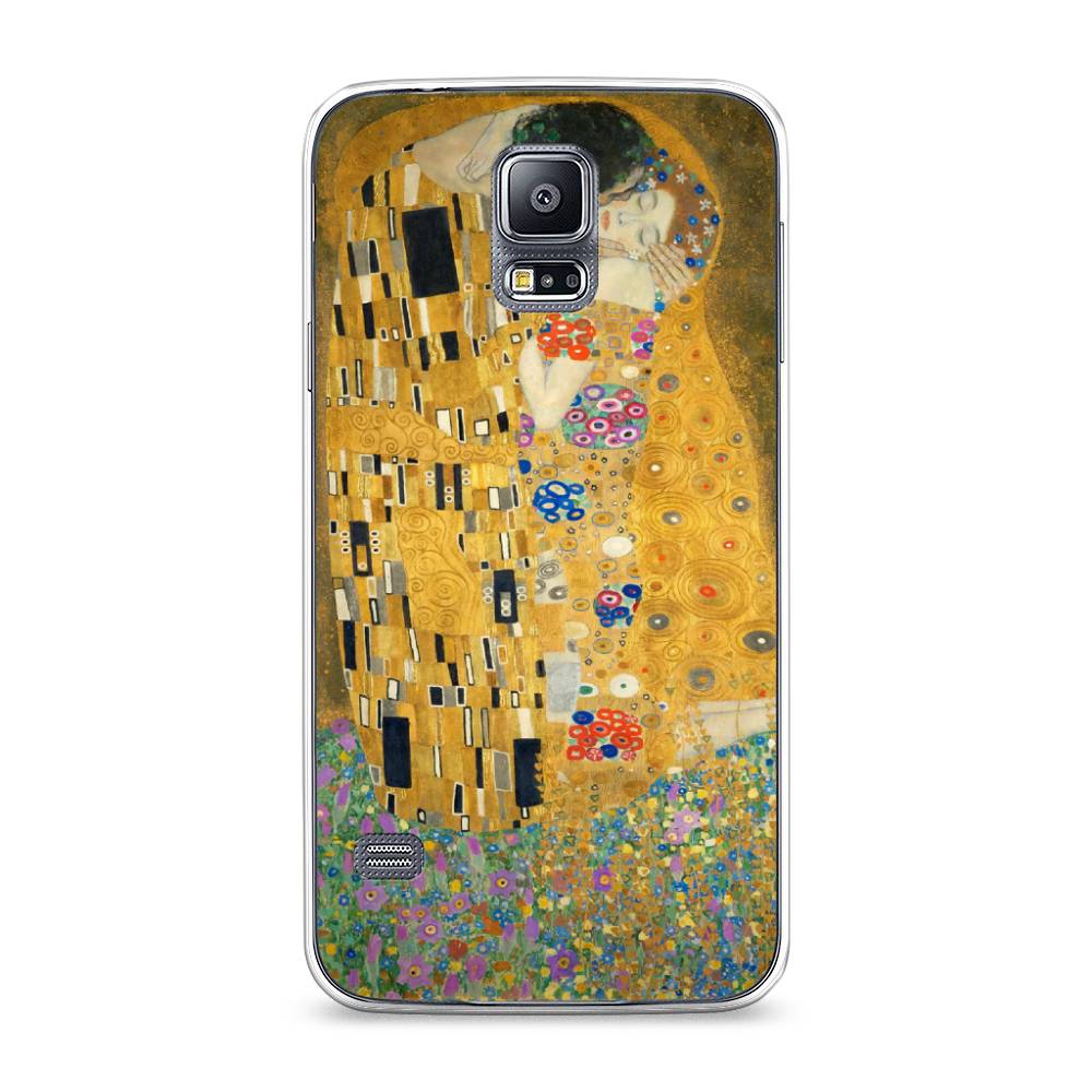 

Чехол Awog на Samsung Galaxy S5 "Поцелуй Гюстава Климта", Желтый;коричневый, 24150-9