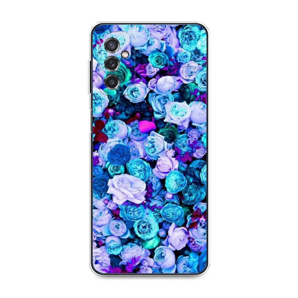 

Чехол на Samsung Galaxy M52 "Цветочный ковер", Фиолетовый, 2104350-2