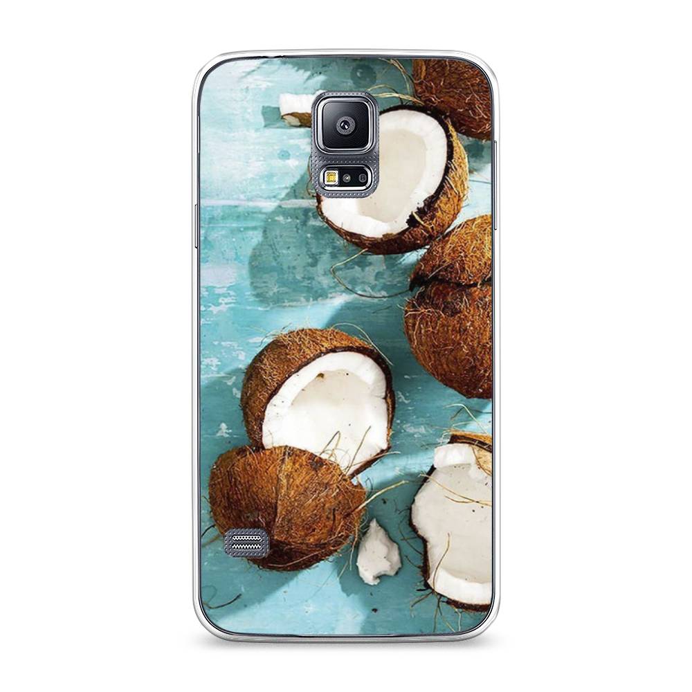 

Чехол Awog на Samsung Galaxy S5 "Разбитые кокосы", Коричневый, 24150-10