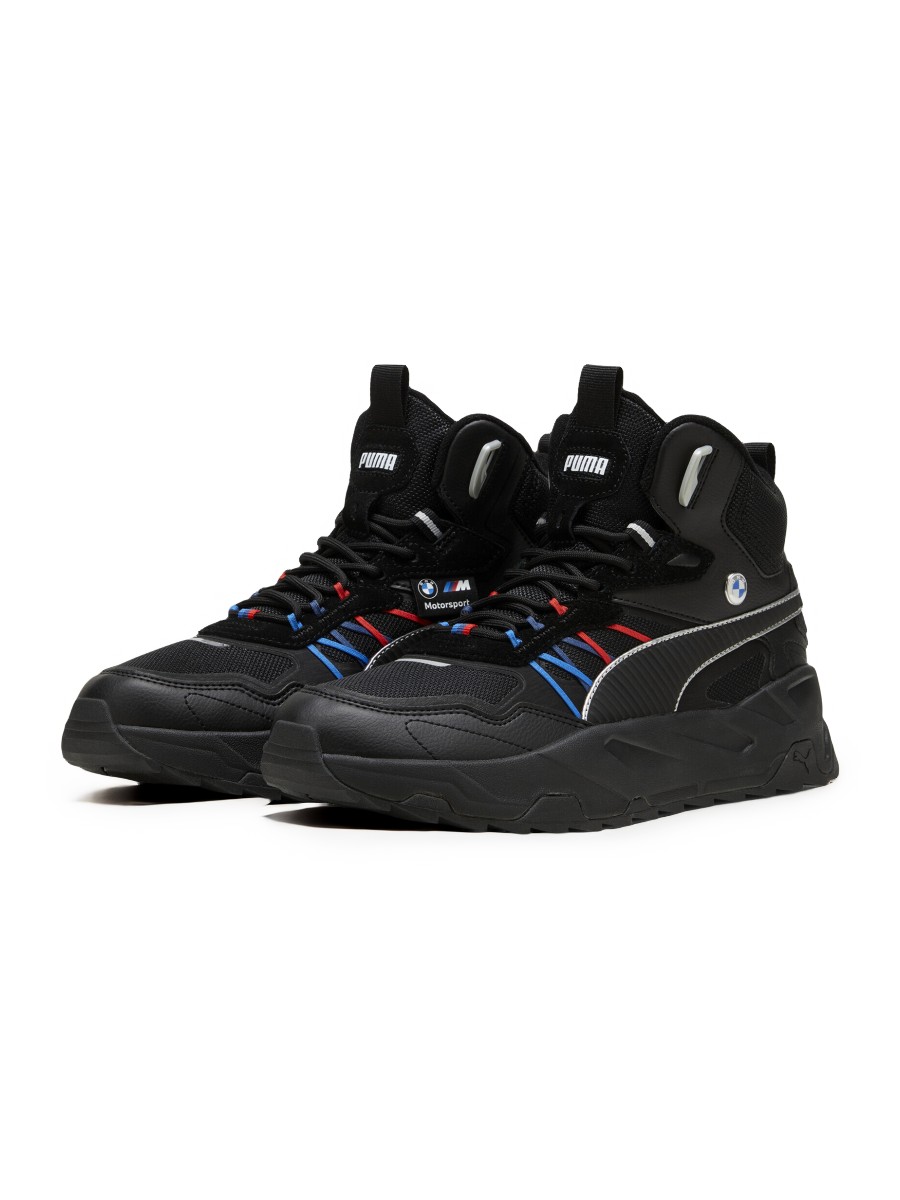 

Кроссовки мужские PUMA BMW MMS Trinity Mid WTR черные 9 UK, Черный, BMW MMS Trinity Mid WTR