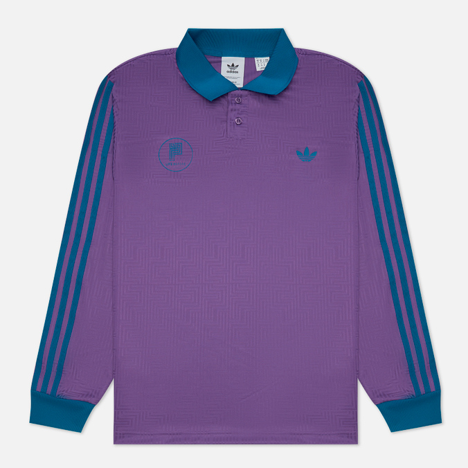 

Лонгслив-поло мужской Adidas Skateboarding HB8557 фиолетовый 2XL, HB8557