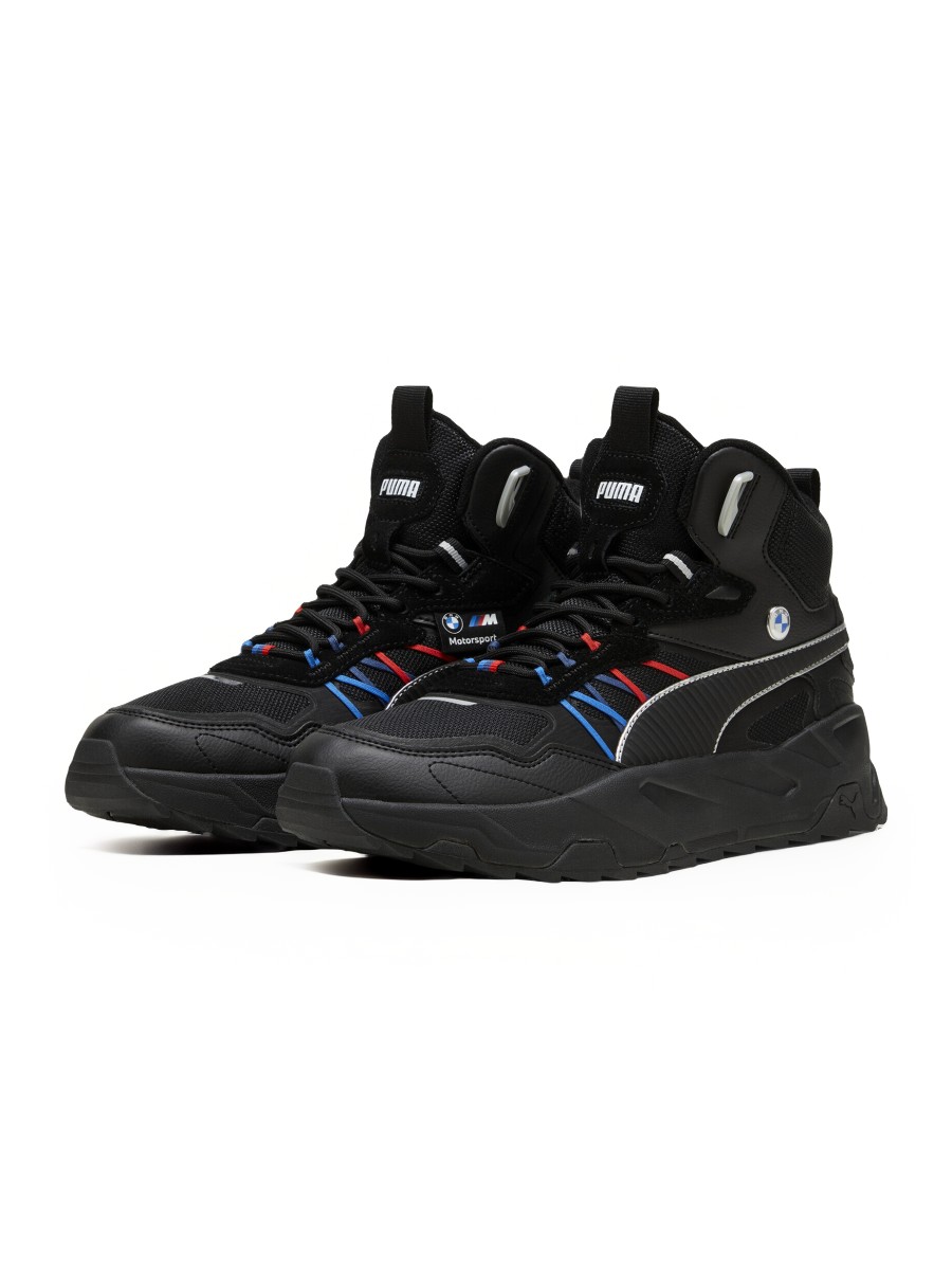 

Кроссовки мужские PUMA BMW MMS Trinity Mid WTR черные 8.5 UK, Черный, BMW MMS Trinity Mid WTR