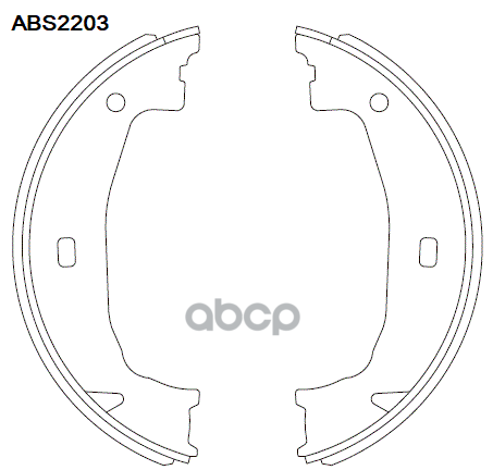 Колодки Торм. Барабан. Bmw Bmw 34 21 2 213 310 ALLIED NIPPON арт. ABS2203