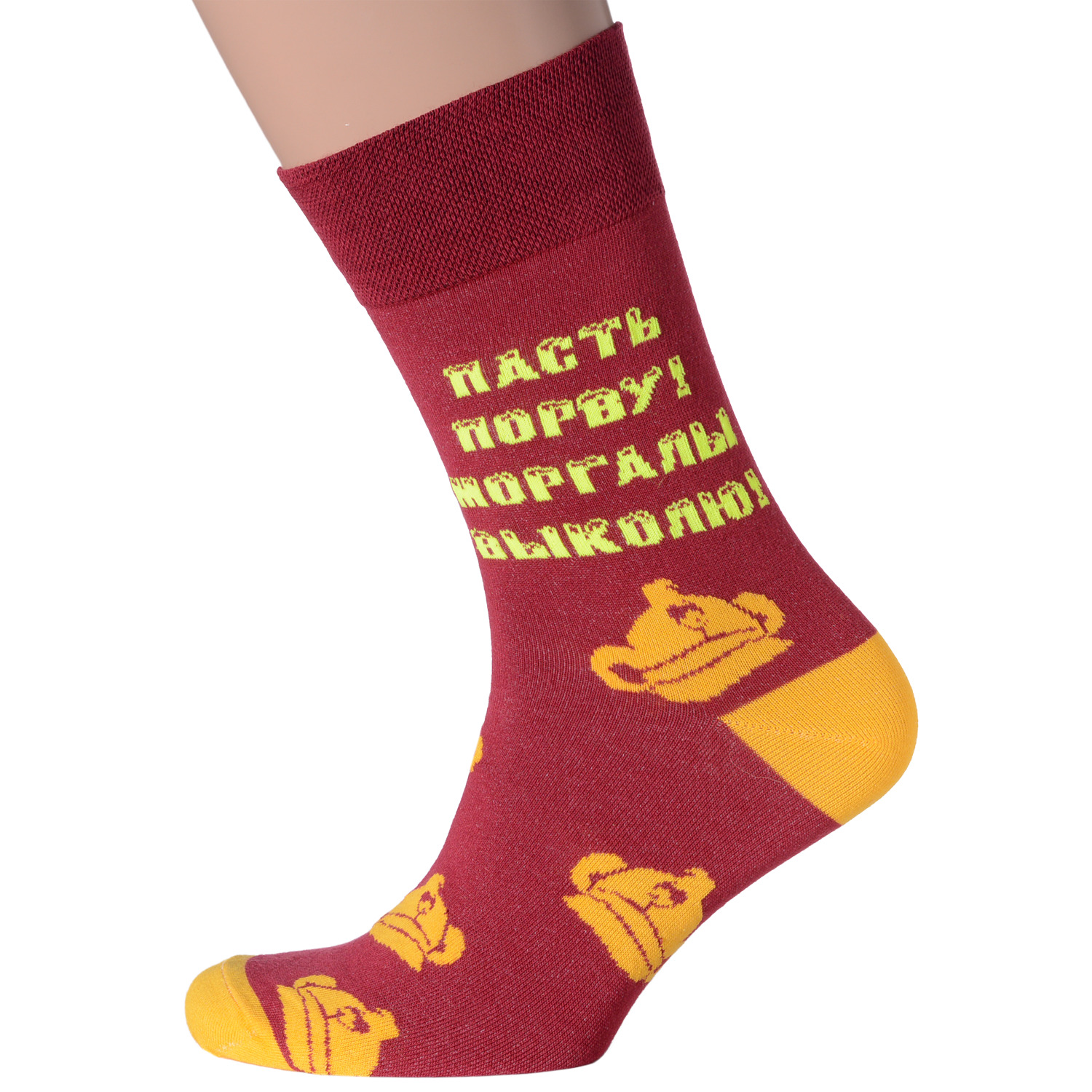 

Носки мужские MoscowSocksClub красные 25 (38-40), nm-192