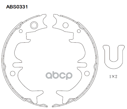 Колодки Торм. Барабан. Lexus, Toyota Lexus 46540-20070 ALLIED NIPPON арт. ABS0331