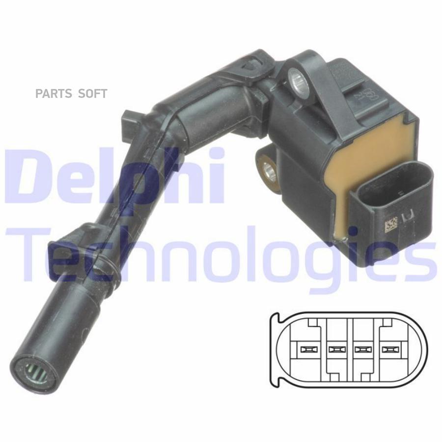 

DELPHI Катушка зажигания DELPHI GN10690-12B1