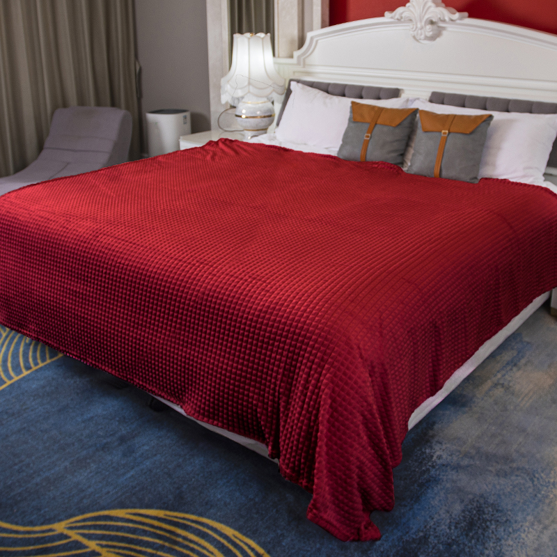 

Плед Dilya Home 200х220 красный, 2
