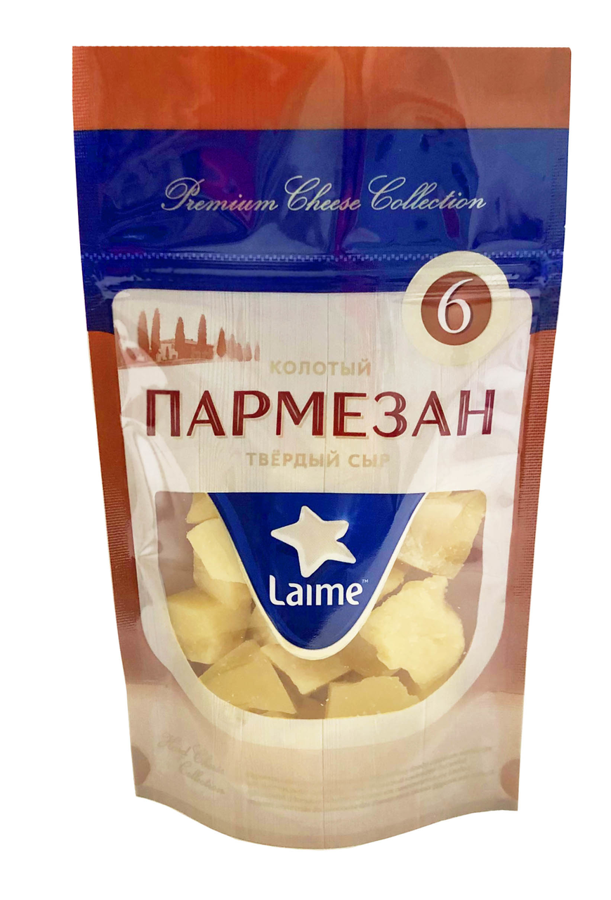 

Сыр твердый Laime Пармезан колотый 40% 125 г