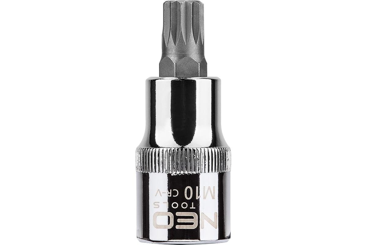

08-733_головка с битой Spline! 1/2', M10 x 55 мм, CrV\
