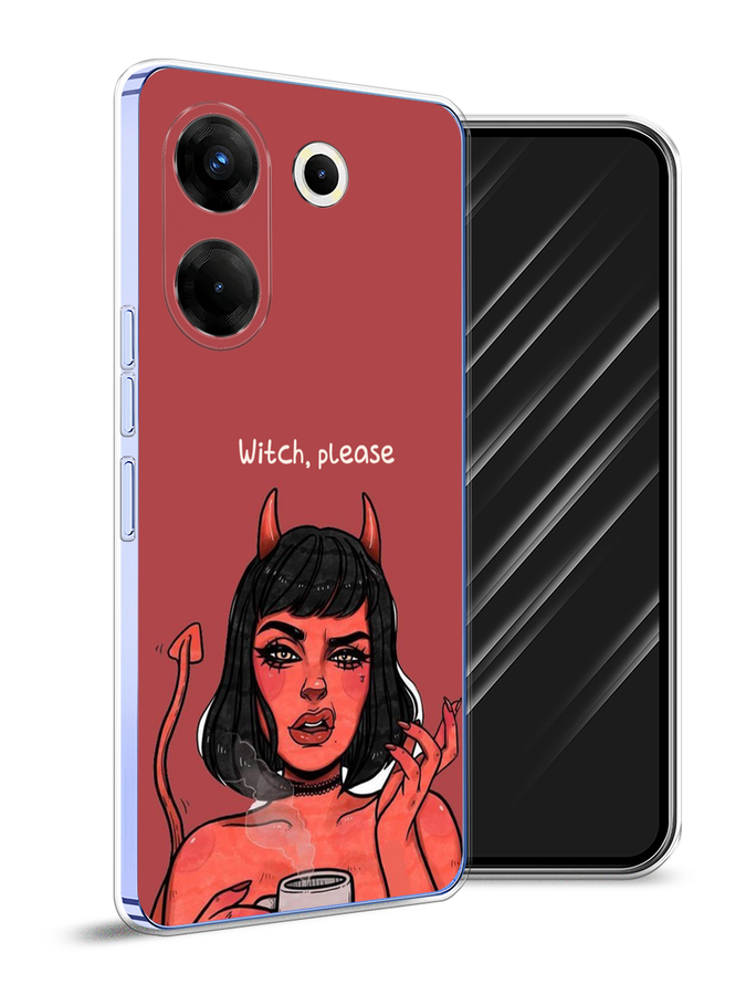 

Чехол Awog на Tecno Camon 20 Pro 5G "Evil Girl", Бордовый;черный, 304050-6