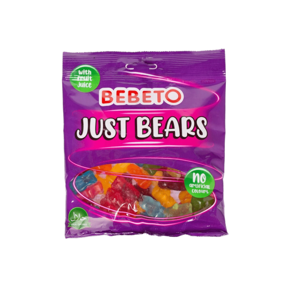 

Мармелад Bebeto Just Bears фруктовое ассорти жевательный 150 г