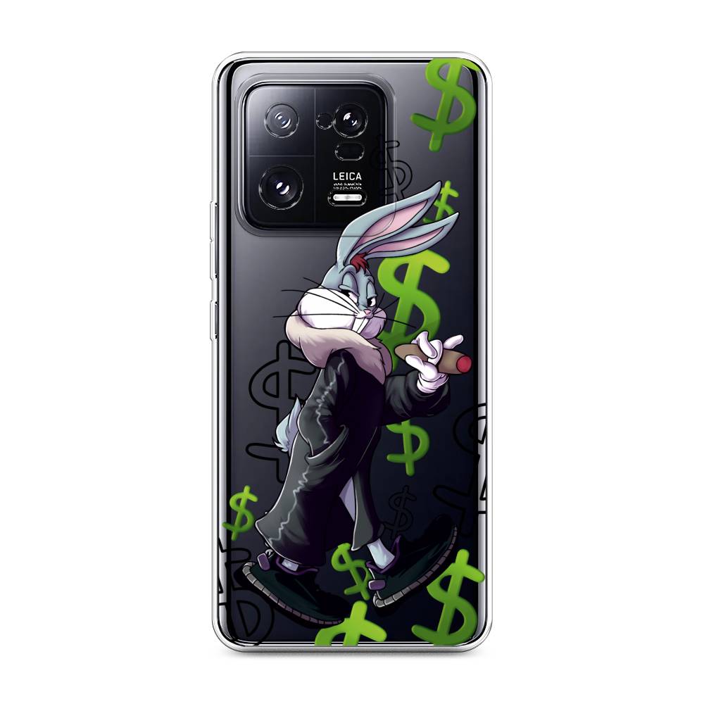 

Чехол на Xiaomi 13 Pro 5G "Rich Bugs Bunny", Зеленый;черный;голубой, 317350-6