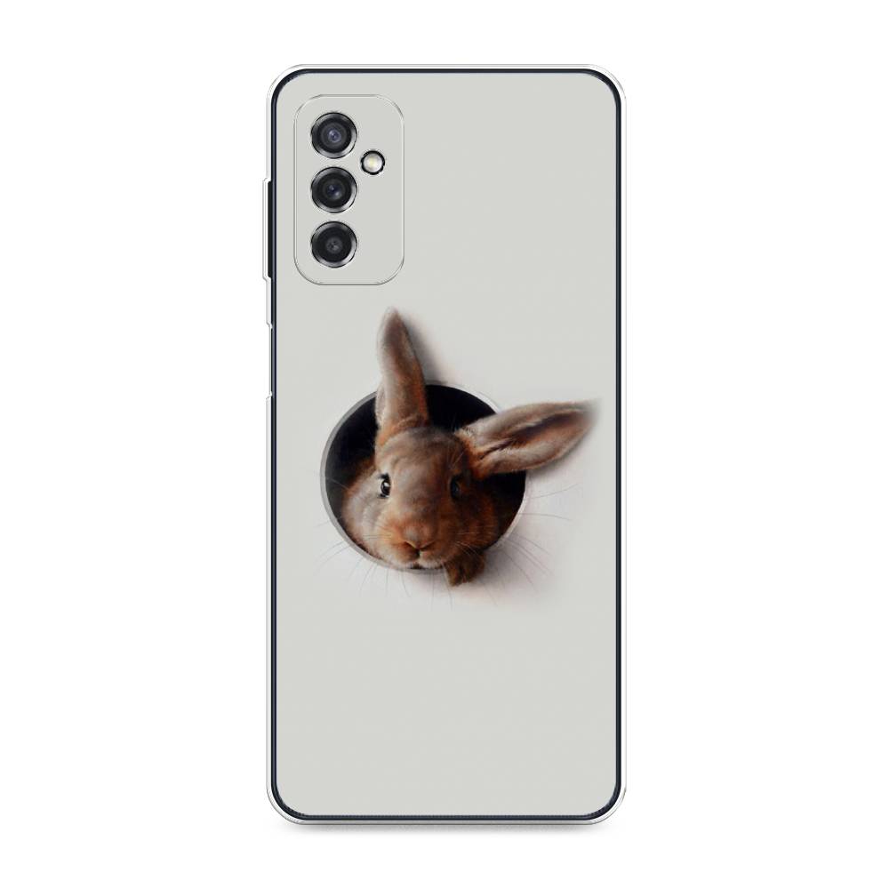 

Чехол на Samsung Galaxy M52 "Любопытный кролик", Серый;коричневый, 2104350-1