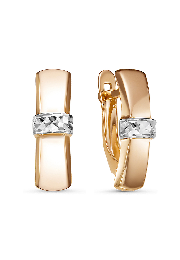 

Серьги из красного золота с фианитом Kari Jewelry 221568, 221568