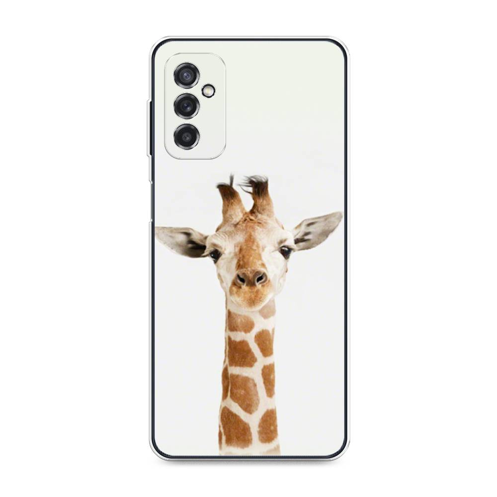 

Чехол на Samsung Galaxy M52 "Любопытный жираф", Бежевый;коричневый, 2104350-1