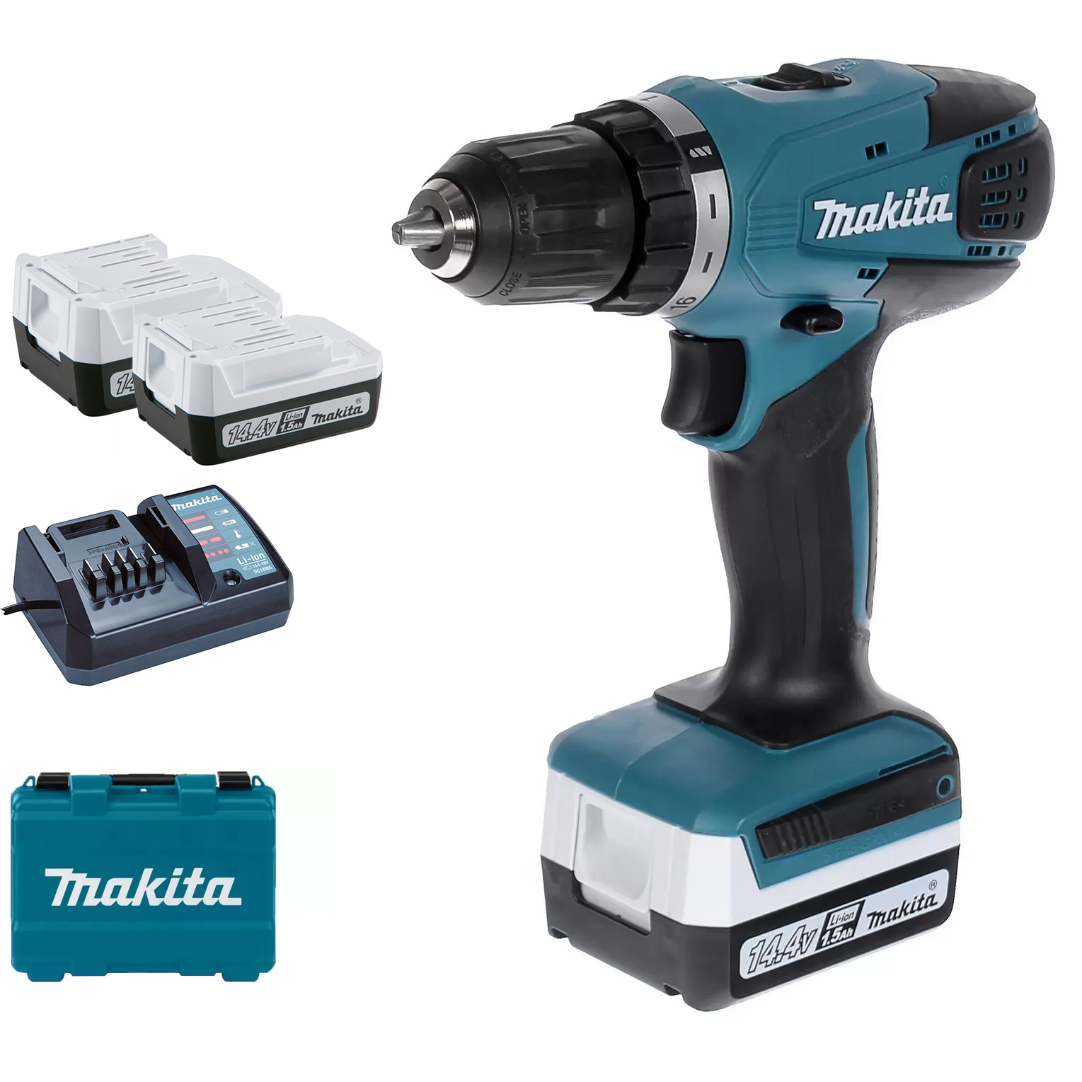 фото Акк. безударная дрель-шуруповерт makita df347dwe