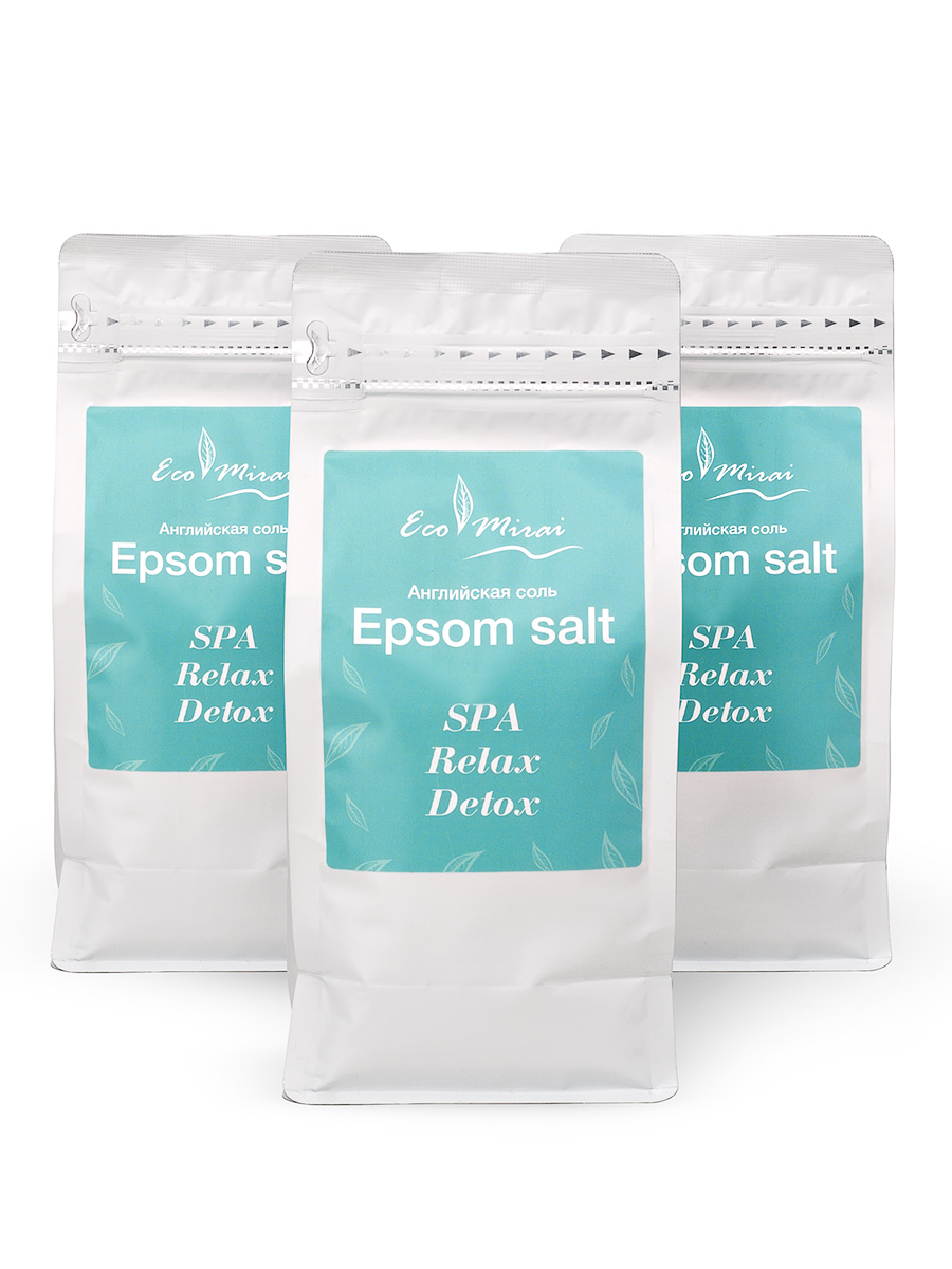 Английская соль для ванн Epsom salt 3000 г