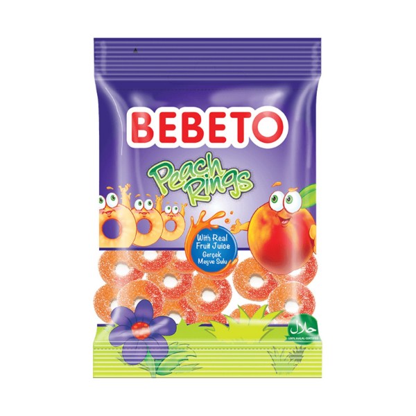

Мармелад Bebeto Peach Rings со вкусом персика
