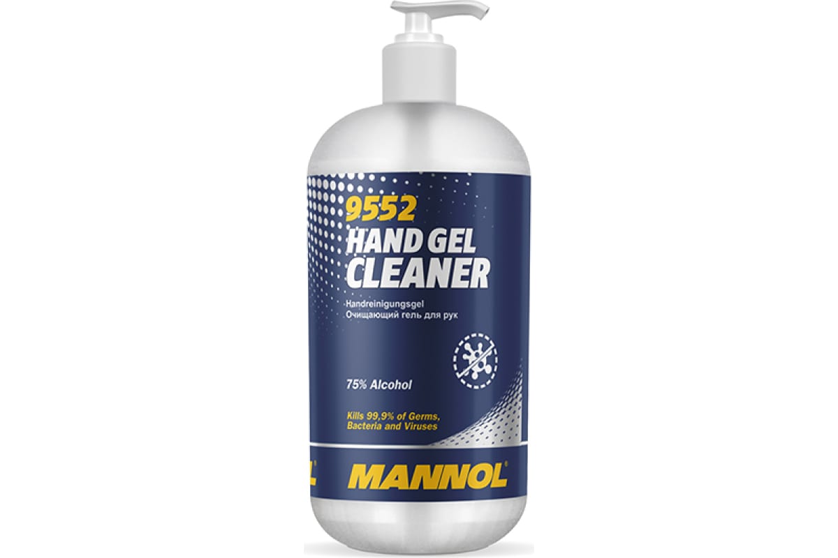 MANNOL 9552 Гель для очистки рук HAND GEL CLEANER 480 мл 950₽