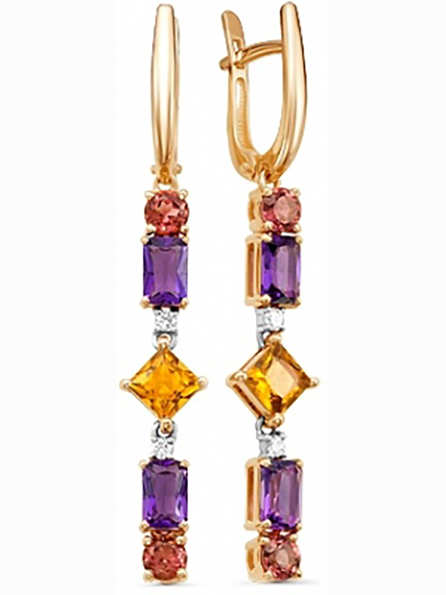 

Серьги из золота Бриллианты Костромы 02-3034, 02-3034
