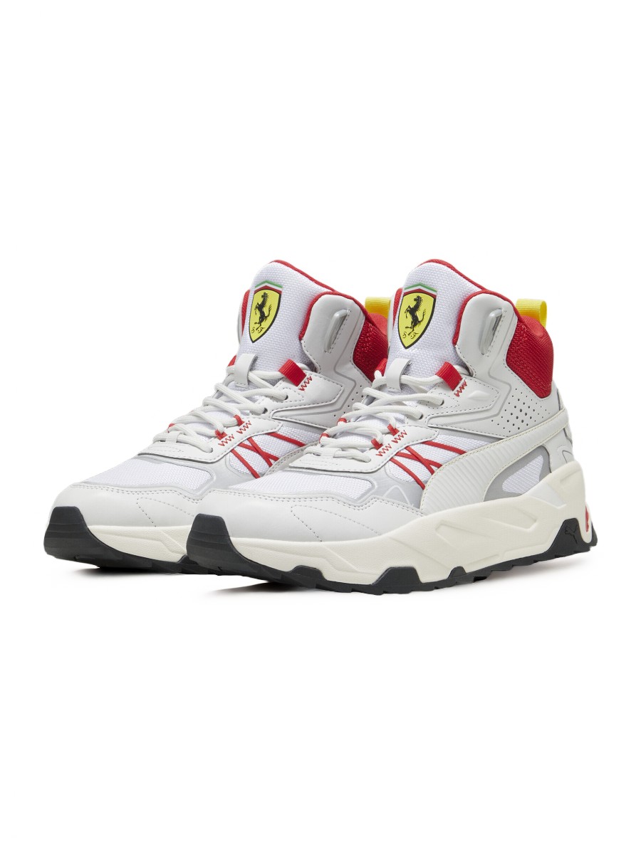 

Кроссовки унисекс PUMA Ferrari Trinity Mid WTR белые 11 UK, Белый, Ferrari Trinity Mid WTR