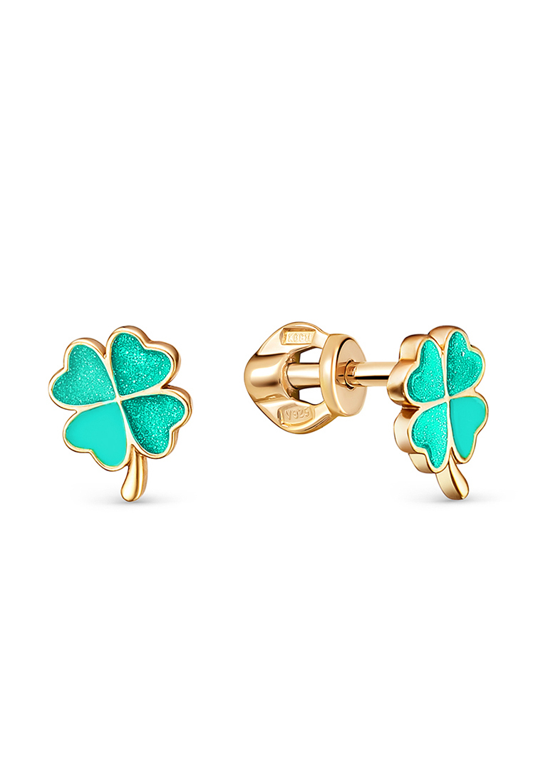 

Серьги-пусеты из серебра с эмалью Kari Jewelry С6010-2116М3, С6010-2116М3