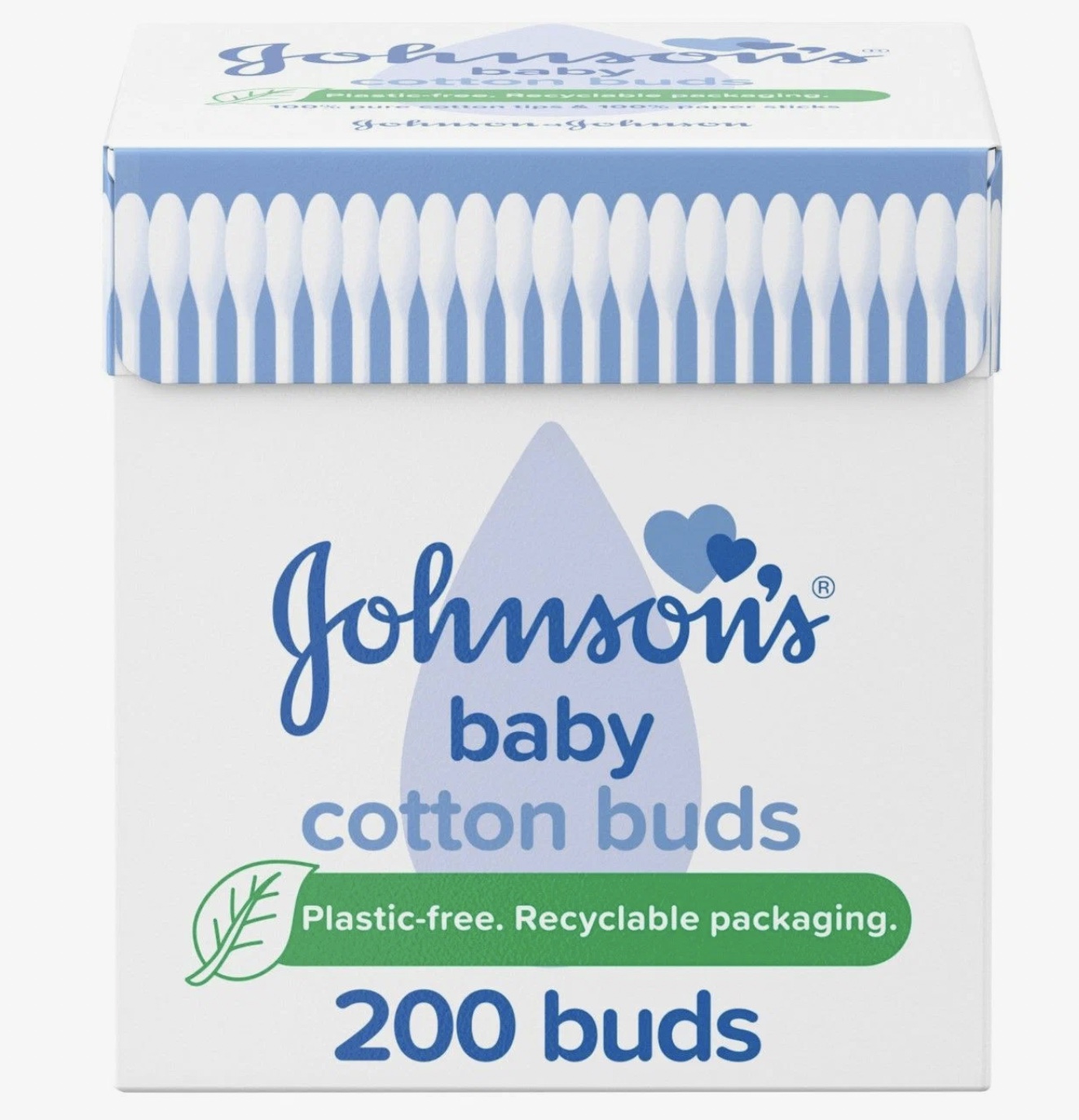 Ватные палочки Johnson & Johnson детские 200шт