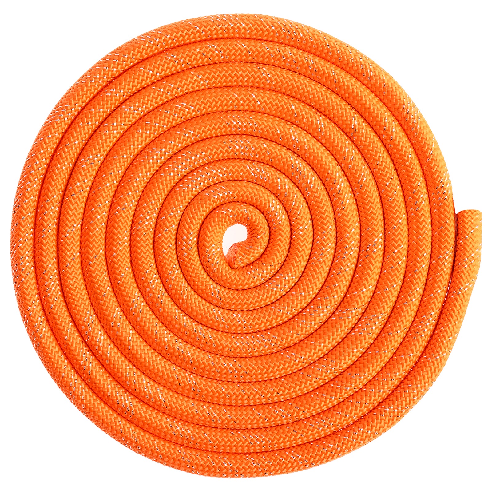 

Скакалка гимнастическая Grace Dance 4328631 300 см orange/silver, 4328631