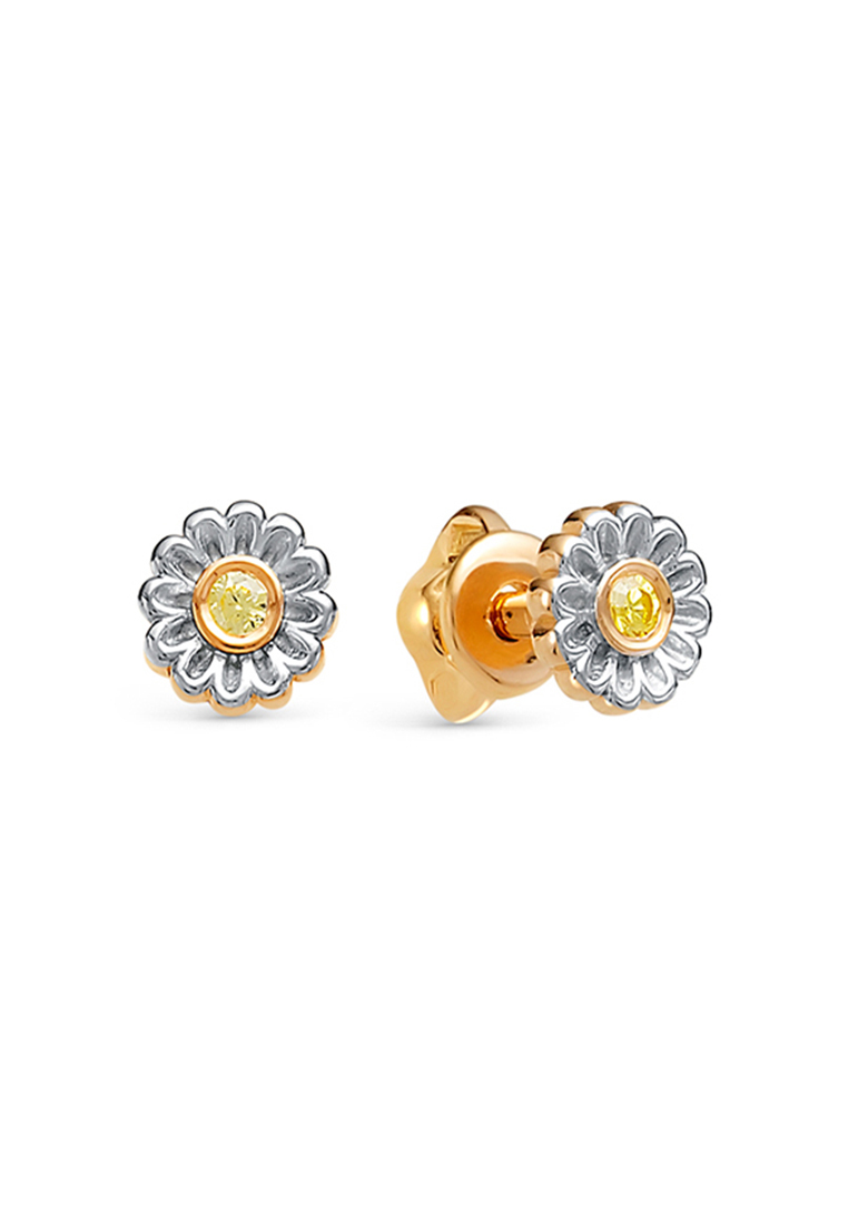 

Серьги-пусеты из серебра с фианитом Kari Jewelry СС639-2050Жл, СС639-2050Жл