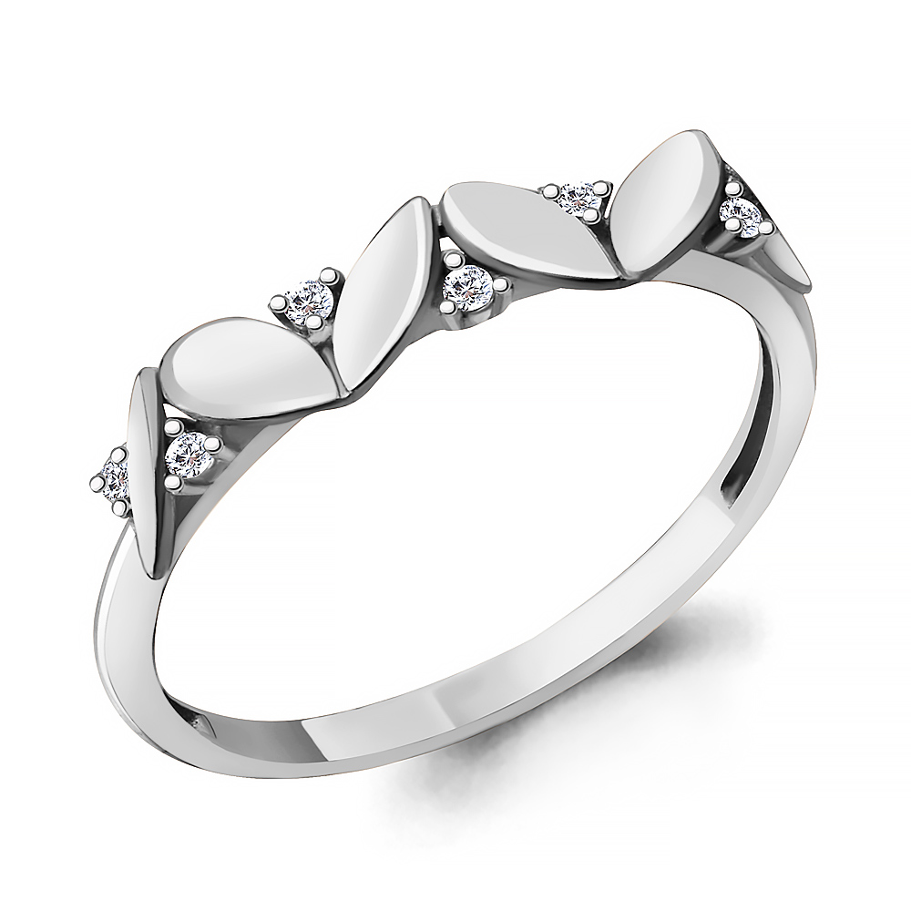

Кольцо из серебра с фианитом Aquamarine Aquamarine 68865А_925_р р. 15, 68865А_925_р