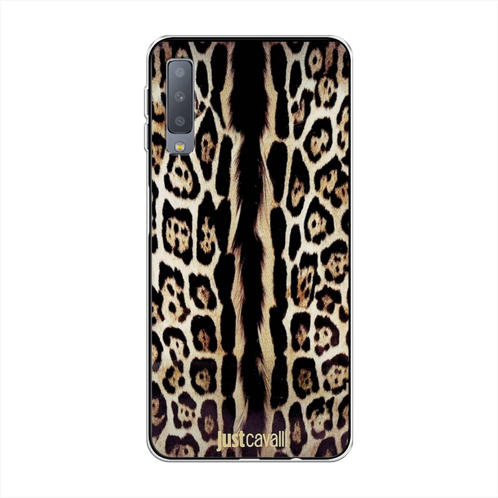 

Чехол на Samsung Galaxy A7 2018 "Леопард кавалли", Черный;коричневый, 26750-1