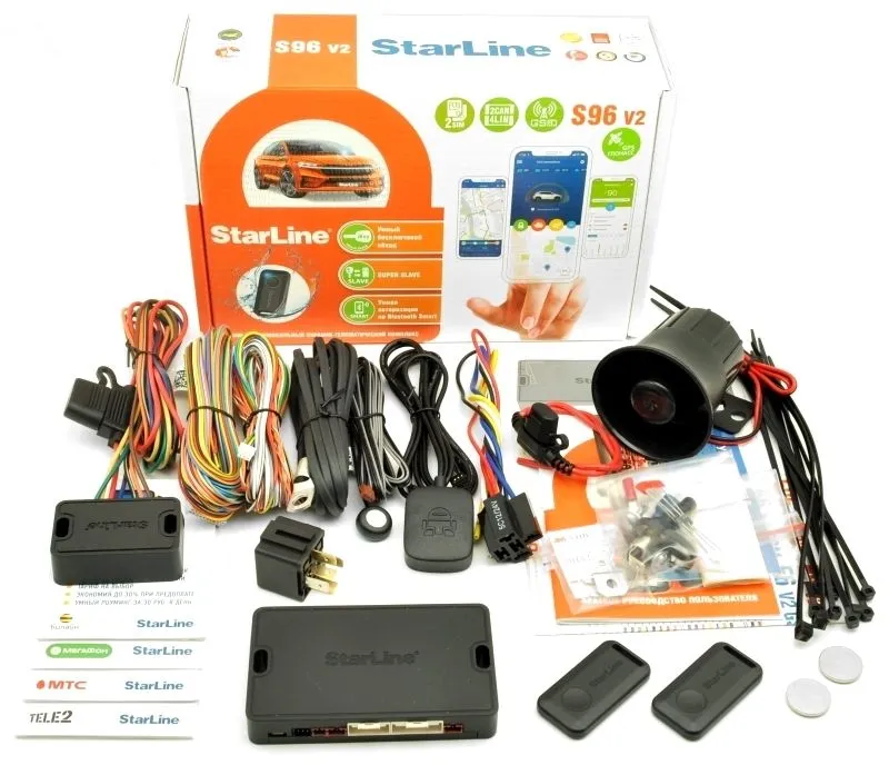 Автосигнализация StarLine S96 v2 BT 2CAN+4LIN GSM-GPS