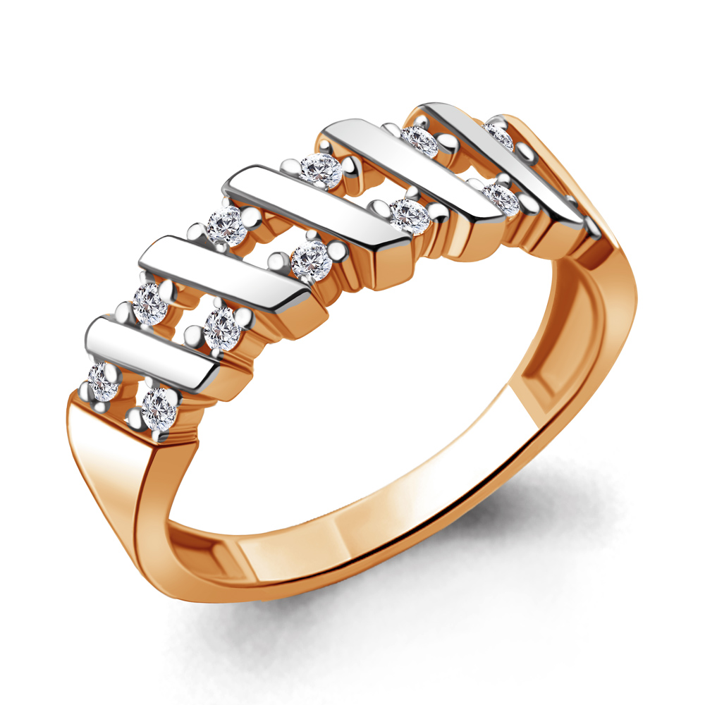 

Кольцо из серебра с фианитом Aquamarine Aquamarine 68864А_925_з р, 68864А_925_з