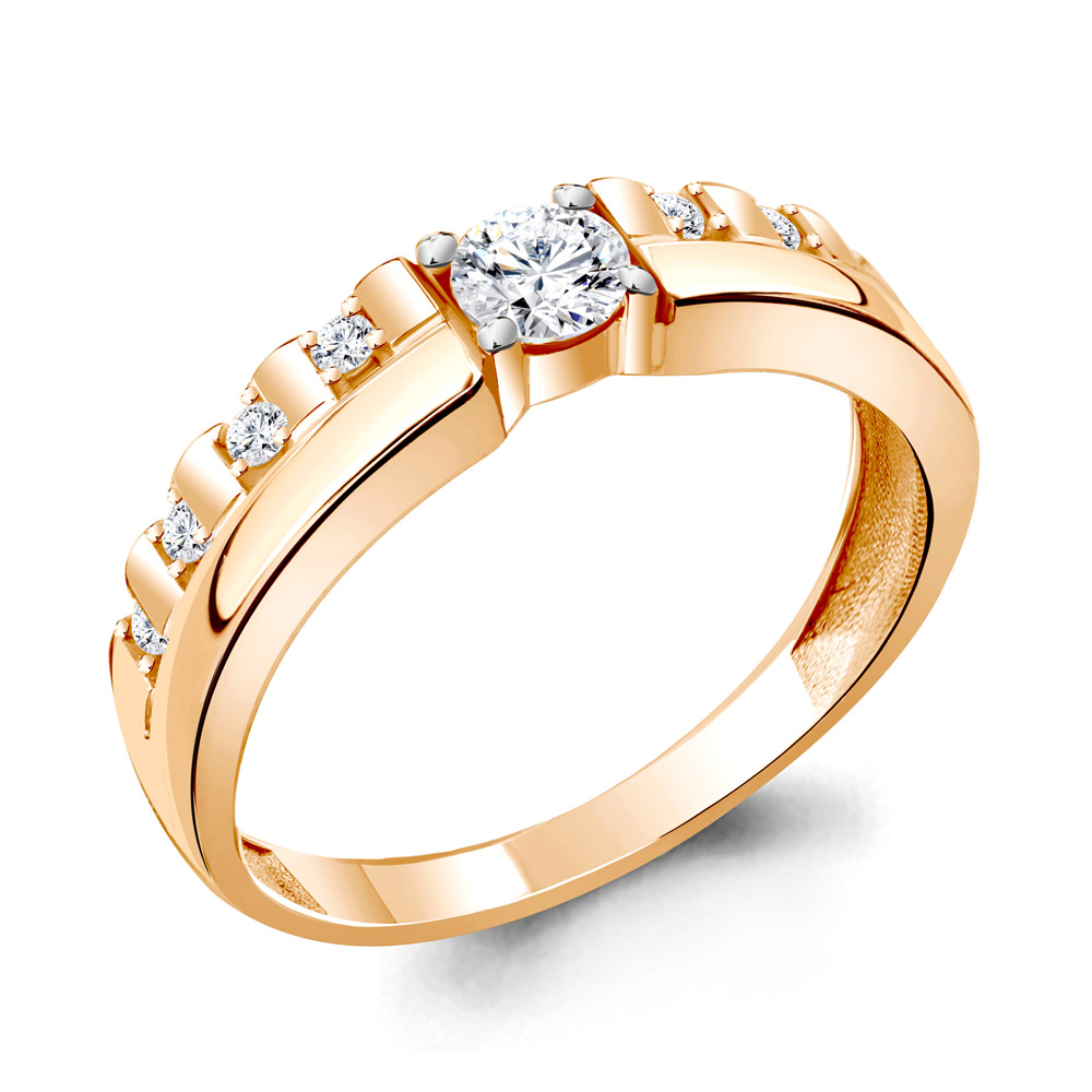 

Кольцо из серебра с фианитом Aquamarine Aquamarine 68862А_925_з р. 18, 68862А_925_з