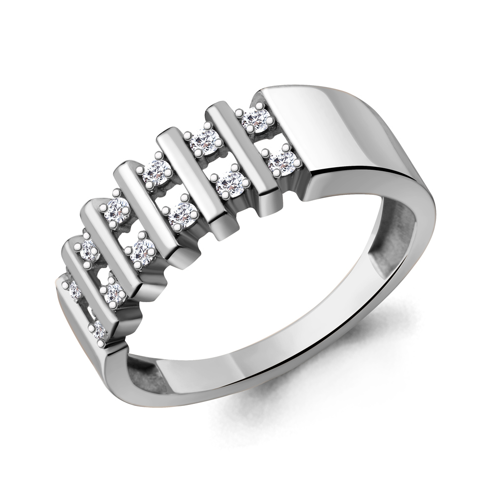 

Кольцо из серебра с фианитом Aquamarine Aquamarine 68859А_925_р р. 19,5, 68859А_925_р