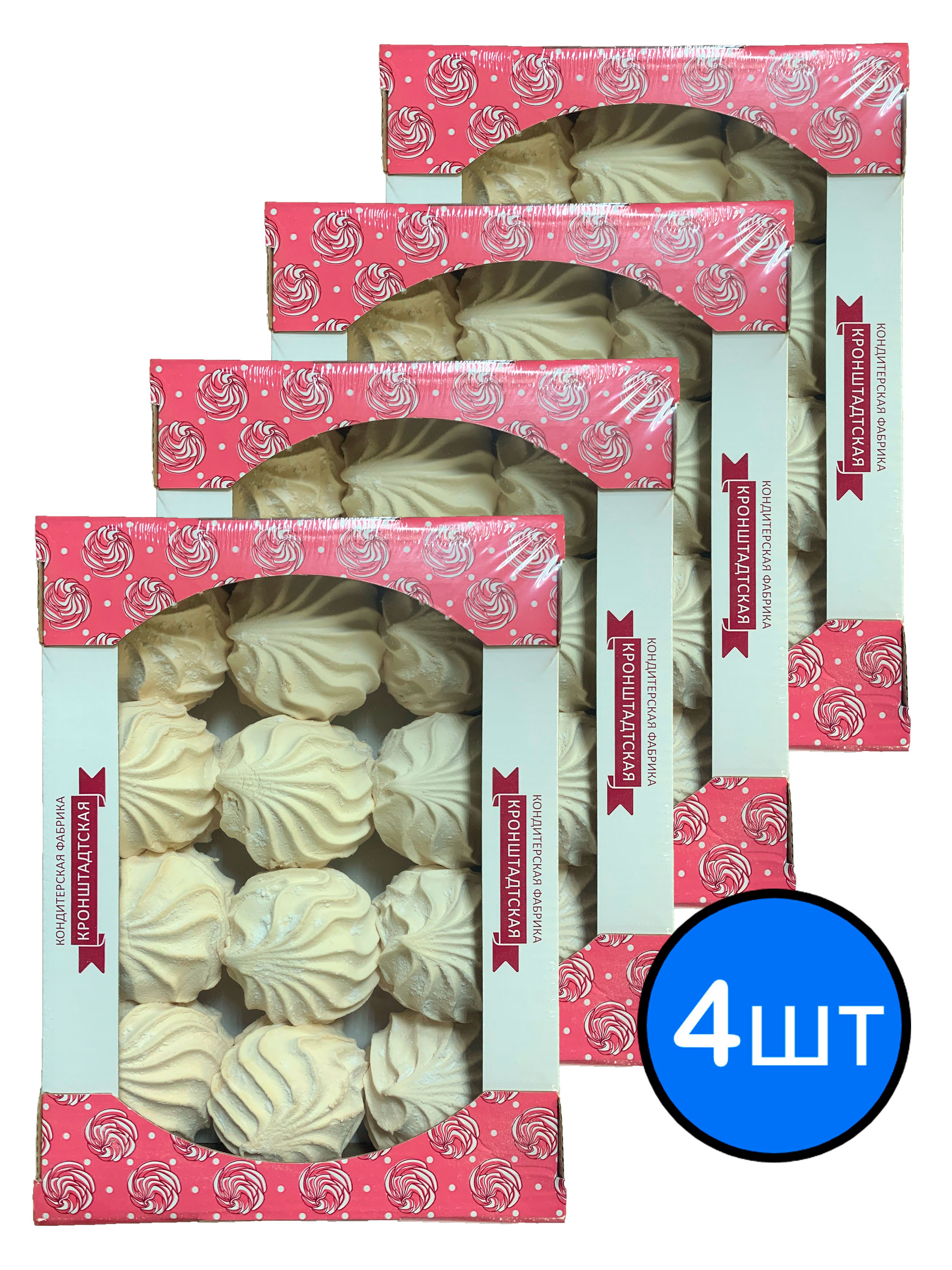 

Зефир "Крем-брюле", КФ КРОНШТАДТСКАЯ, 500г х 4шт