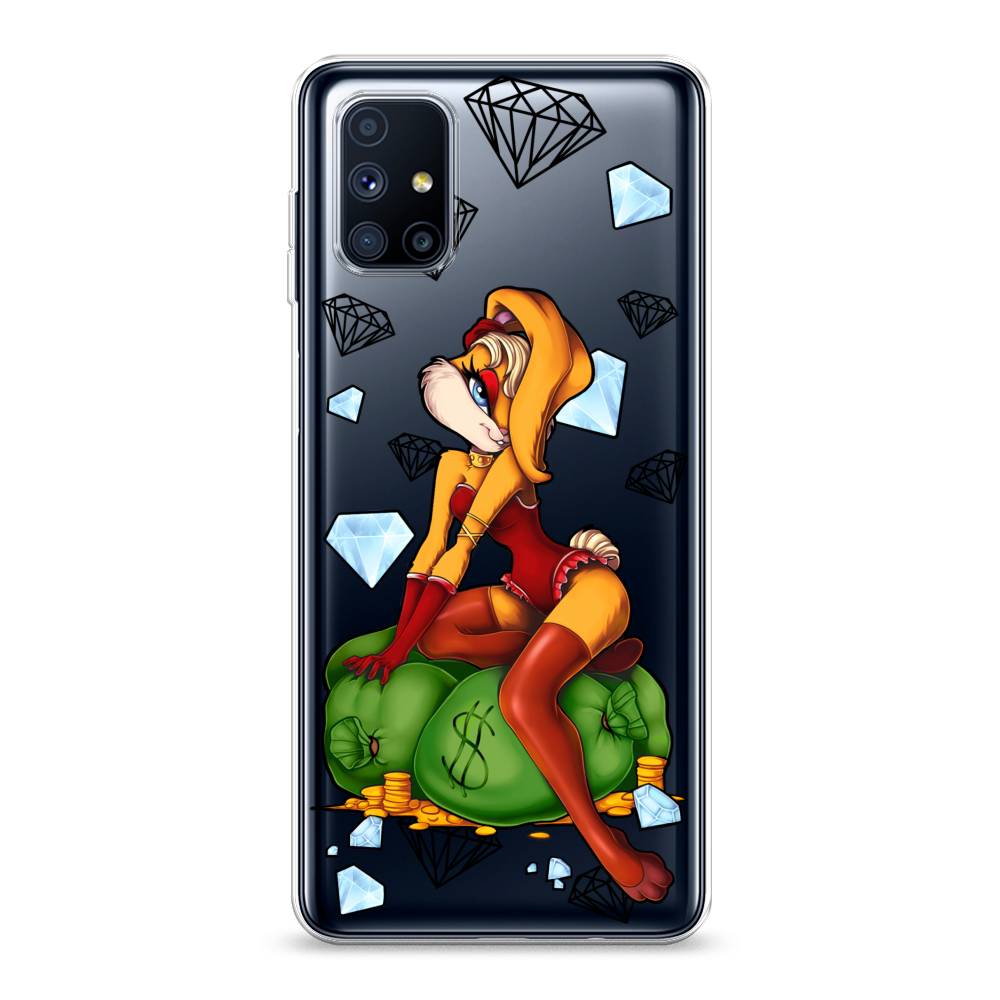 

Чехол на Samsung Galaxy M51 "Лола Банни с бриллиантами", Красный;оранжевый;зеленый, 2101550-6