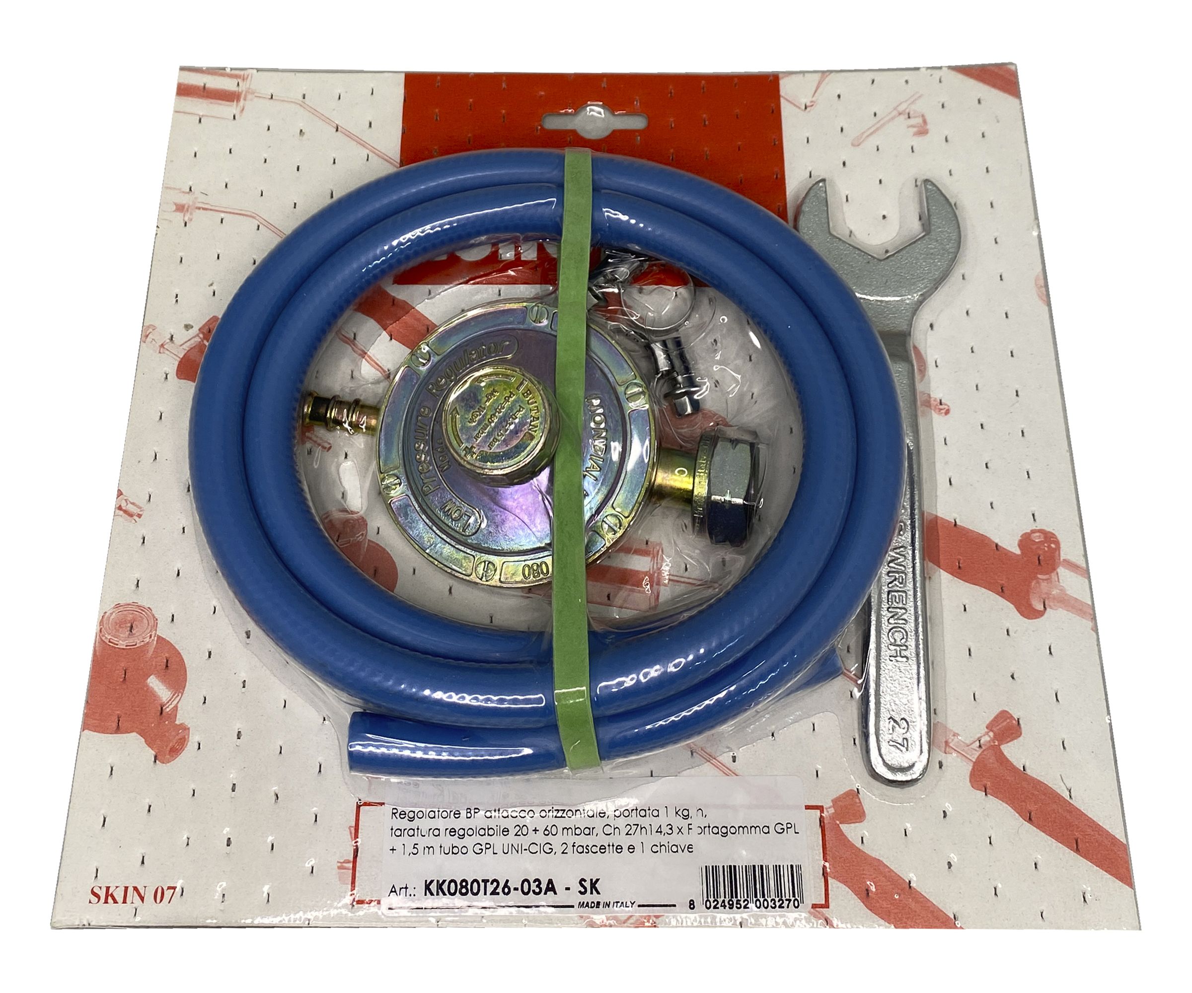 Универсальный набор Gnali Bocia для подключения газового баллона