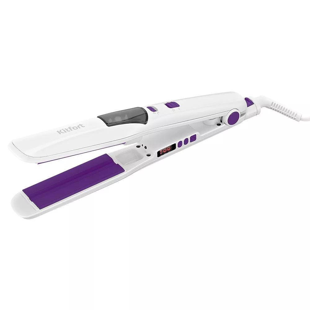 Выпрямитель волоc Kitfort КТ-3227-1 White, Purple медленноварка kitfort кт 212