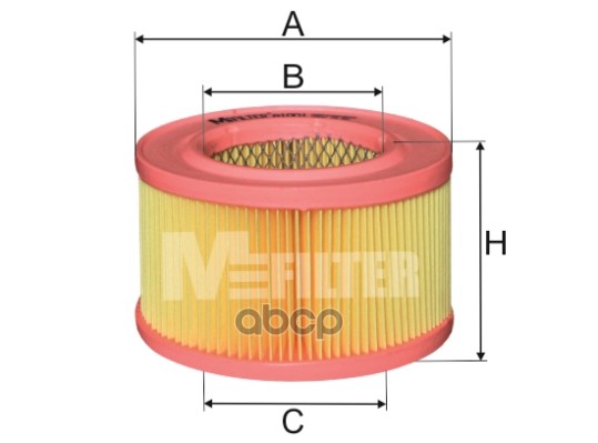 

A1001 фильтр Воздушный Hatz, Bomag M-Filter A1001