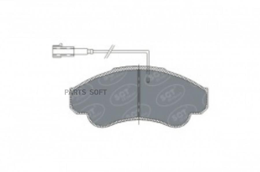 

Тормозные колодки SCT SP322