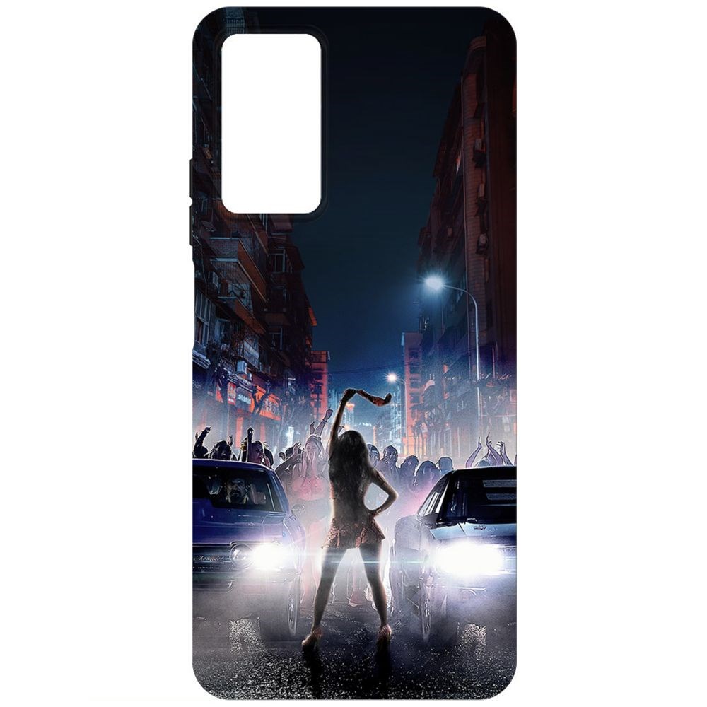 

Чехол-накладка Soft Case Форсаж. Стритрейсинг для Xiaomi Redmi Note 12 Pro 4G черный