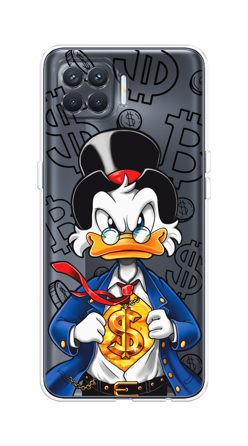 

Чехол на Oppo Reno 4 Lite/A93 "Scrooge Goldman", Черный;белый;синий, 254550-1