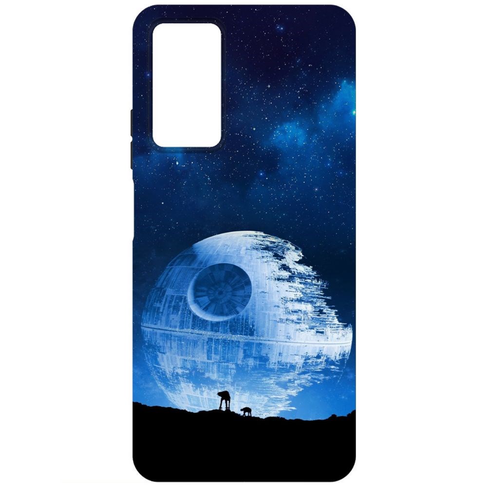 

Чехол-накладка Soft Case Звездные Войны. Звезда смерти для Xiaomi Redmi Note 12 Pro 4G, Черный