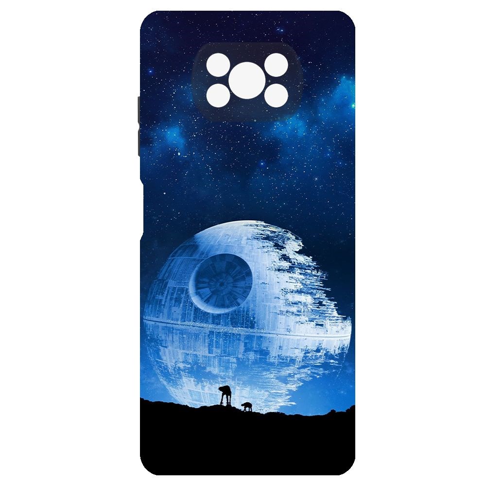 

Чехол-накладка Soft Case Звездные Войны. Звезда смерти для Poco X3 Pro черный
