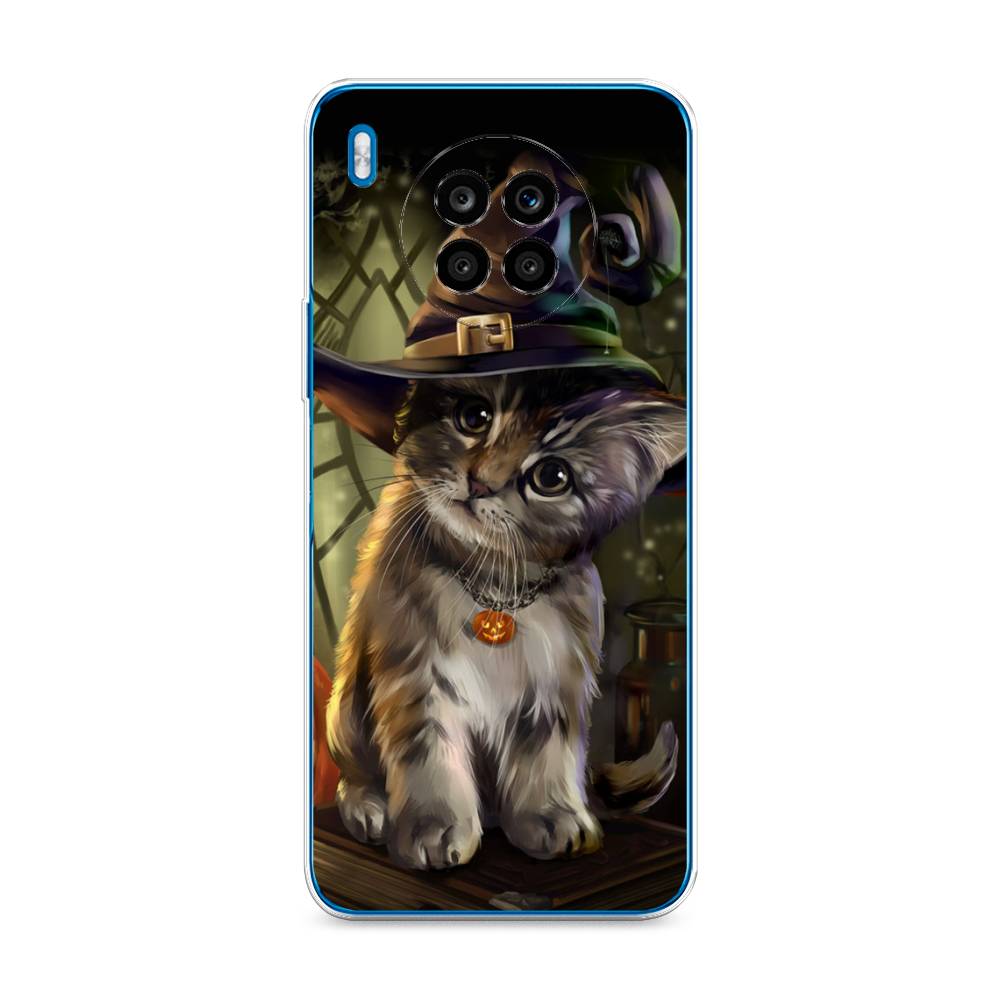 

Чехол Awog на Honor 50 Lite "Кот на Хэллоуин", Зеленый;серый, 6106450-2